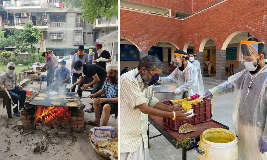 Feeding the poor people 