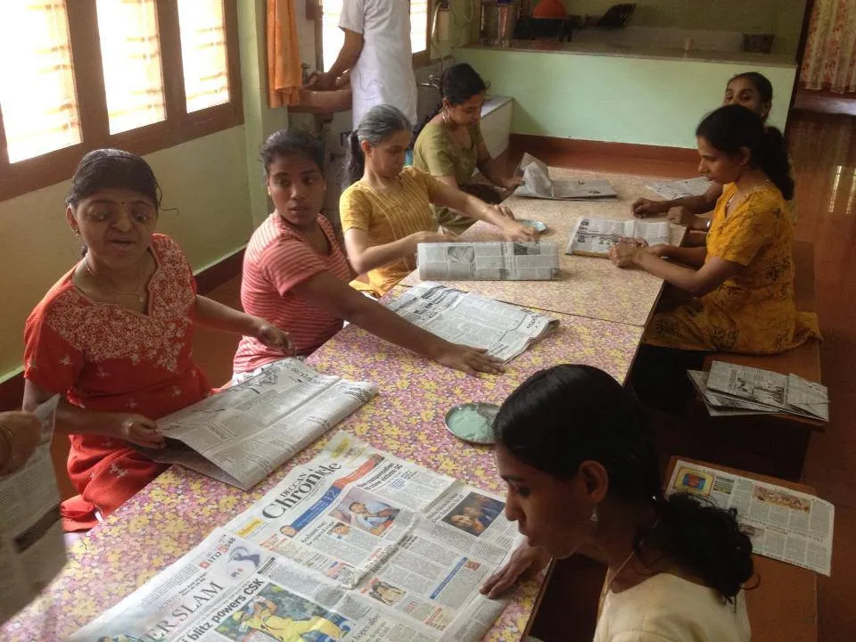 Eco-Friendly Newspaper Bags
