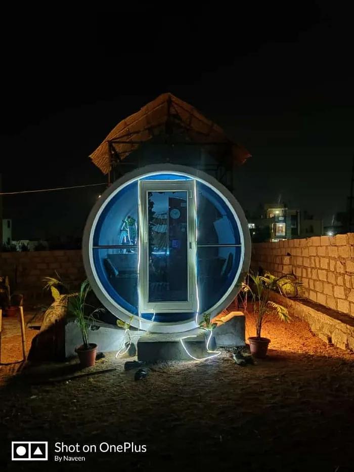 Sewage pipe house 