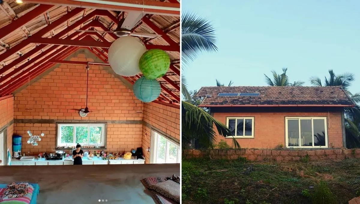 Solar Powered Mud House 