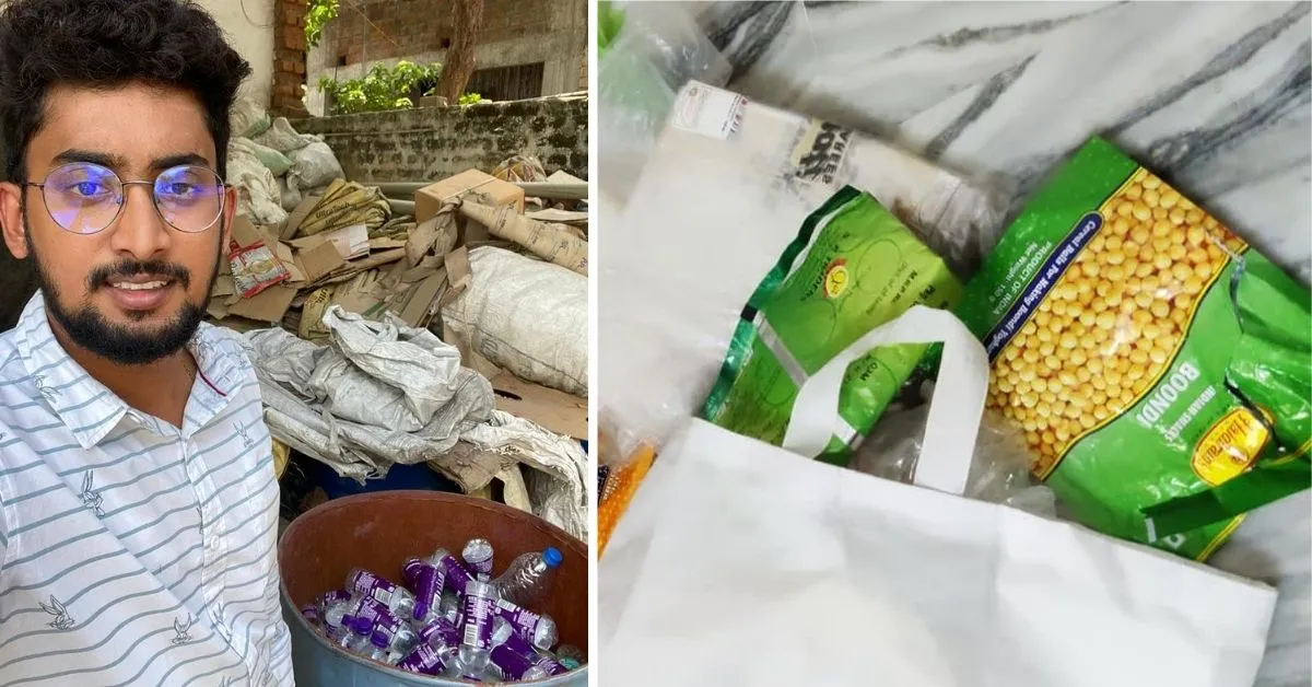 Raghav Dhoot Iscollecting plastic waste and helping in recycling plastic products 