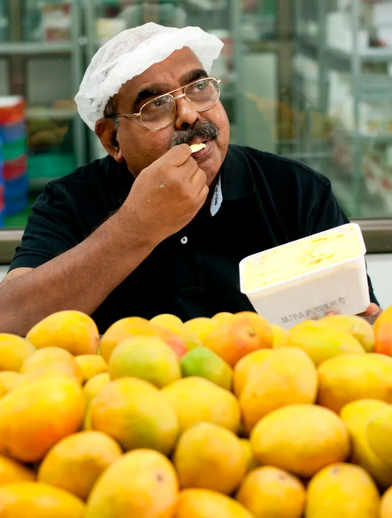 Raghunandan S Kamath with his Naturals Ice Cream