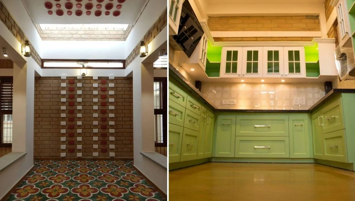 Athangudi tiles, natural stones being used for flooring
