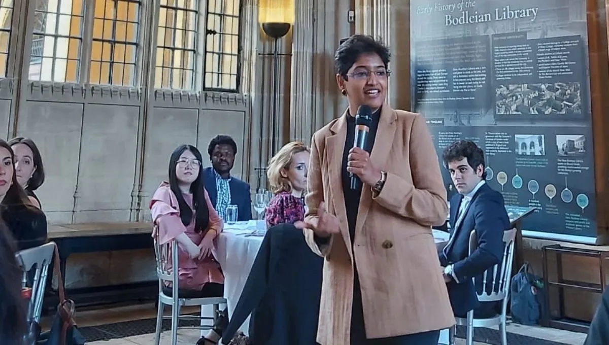 Prerna Wadikar in Oxford University 