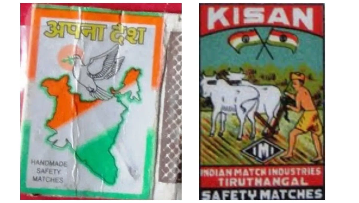 Matchboxes lit the spark of freedom
