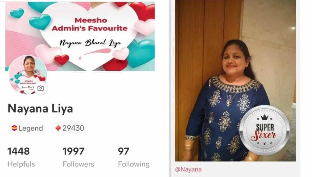 Naina liya Meesho reseller