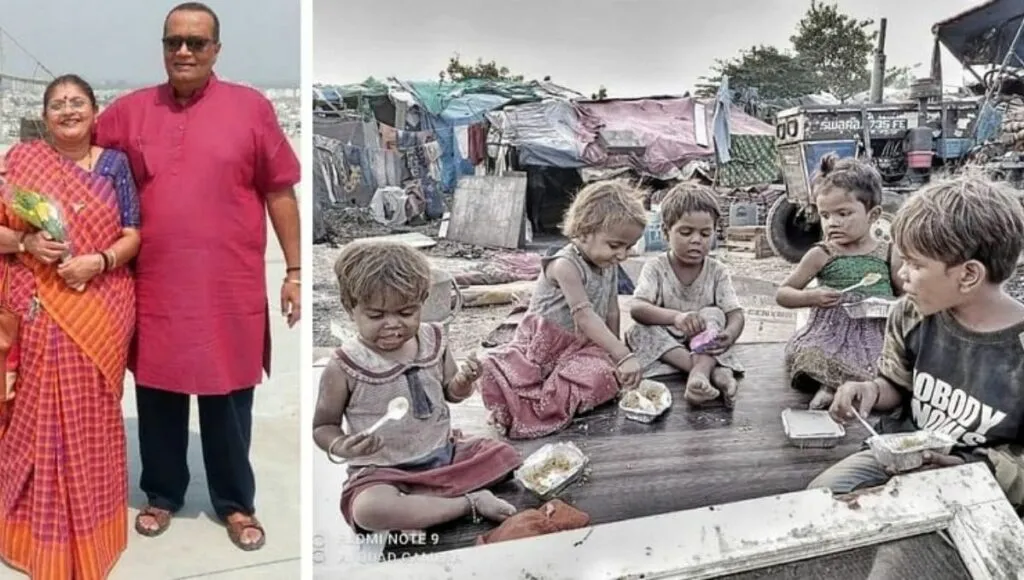 Food packets for poor kids 