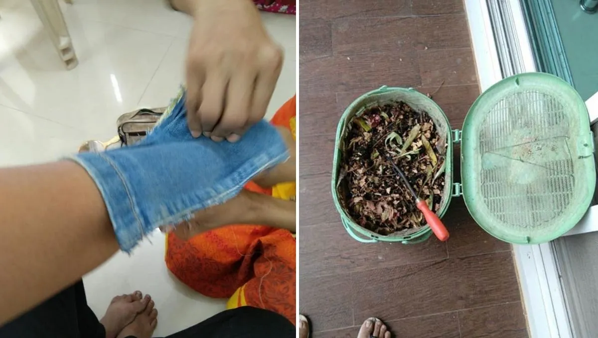 Reusing old clothes 