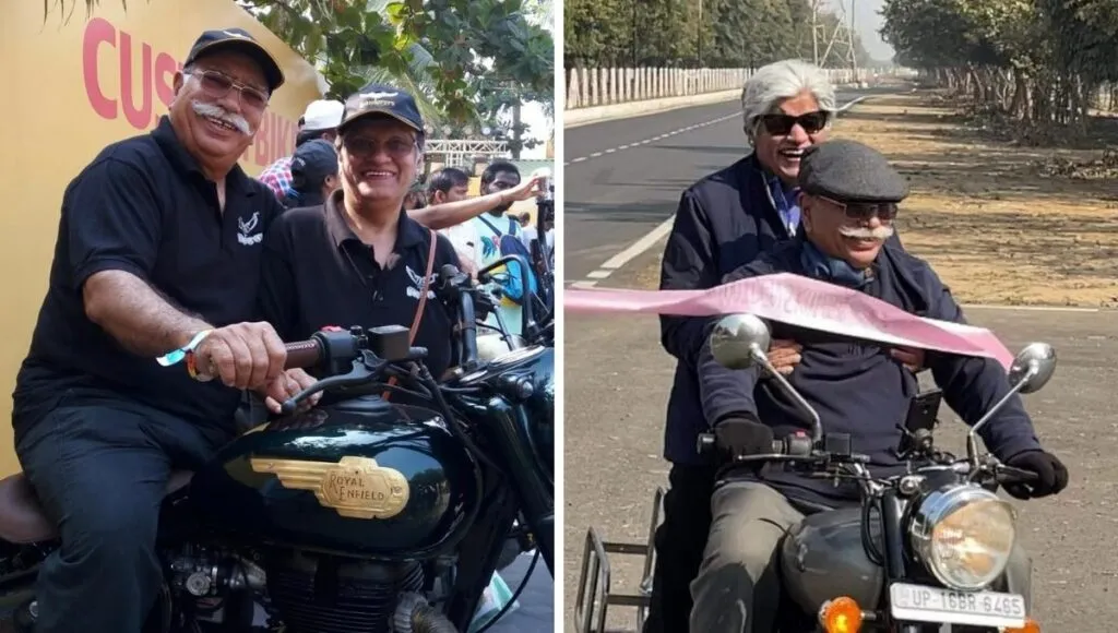 70YO Bikers from Delhi