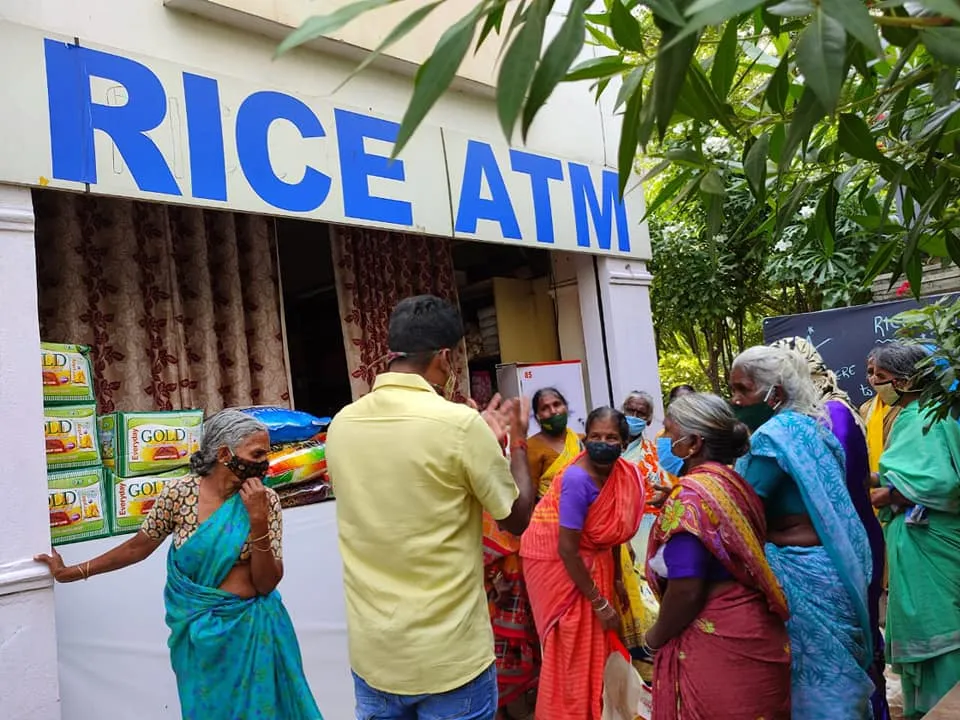 Rice ATM helping needy and poor people 