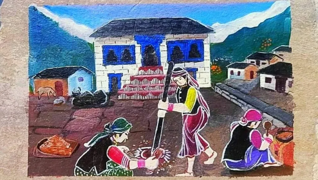 Art work by Shivani, Refusing A Job In France, Started Painting Business, Helping Women Too