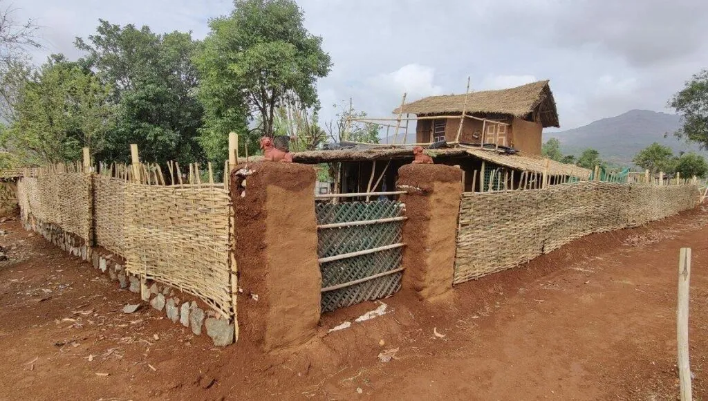 Mud house near Pune 