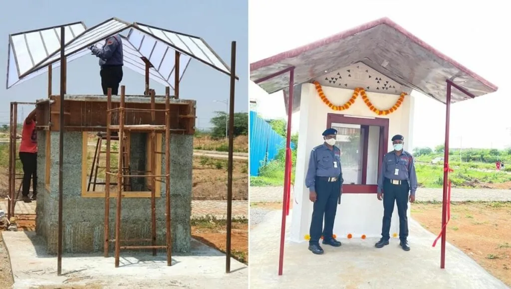 Guard room in IIT Hyderabad 
