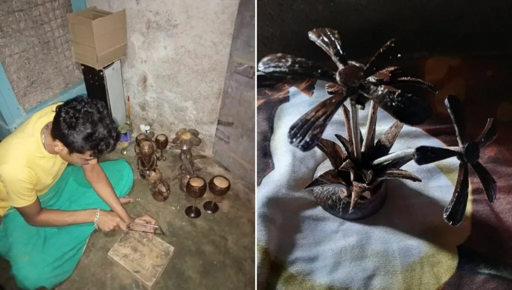 handmade products From Coconut shell 