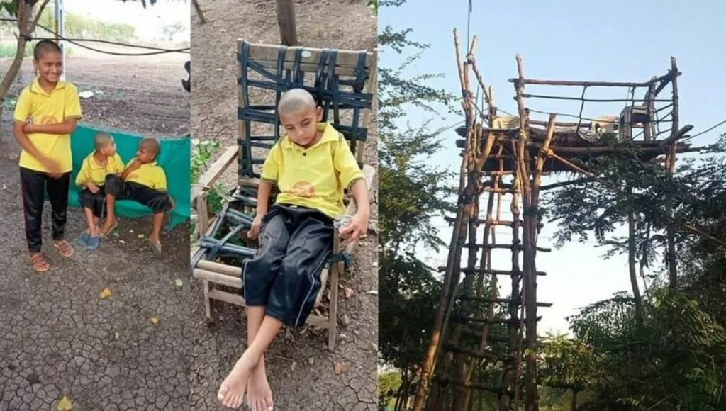 Children's Park Made Out of waste