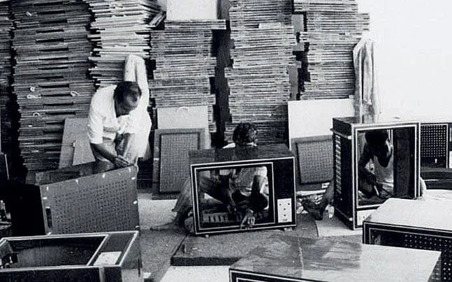 Assembly of TV sets during SITE programme