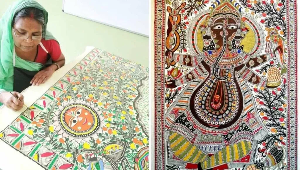 Padma shri Dulari devi is a famous madhubani painter