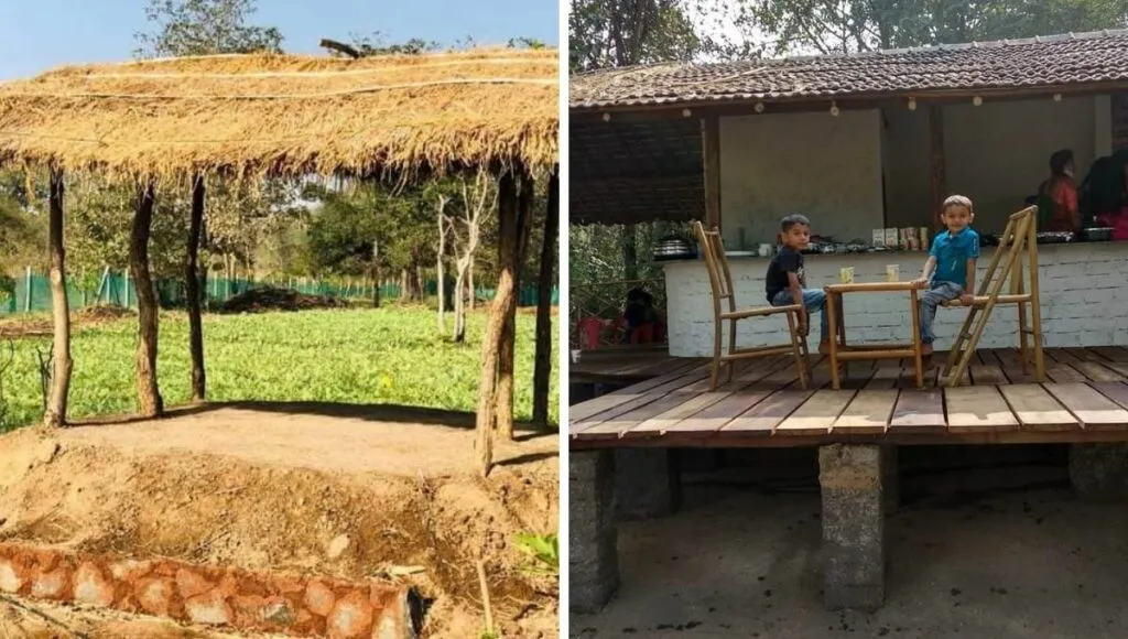 canteen and rest area in farm<br />
