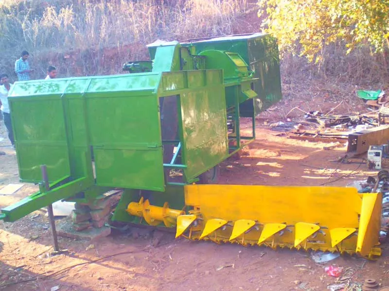 Parts of combine harvester