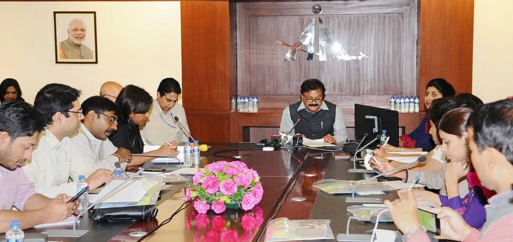 IAS Guruprasad Mohapatra meeting with officers