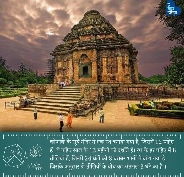 Sundial at Konark Sun Temple, Odisha
