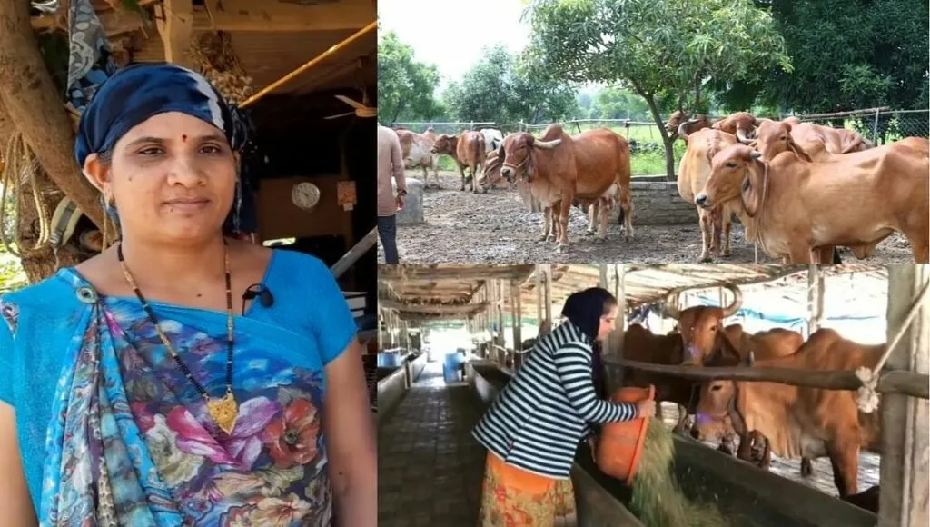 jamuna nakum working in farm