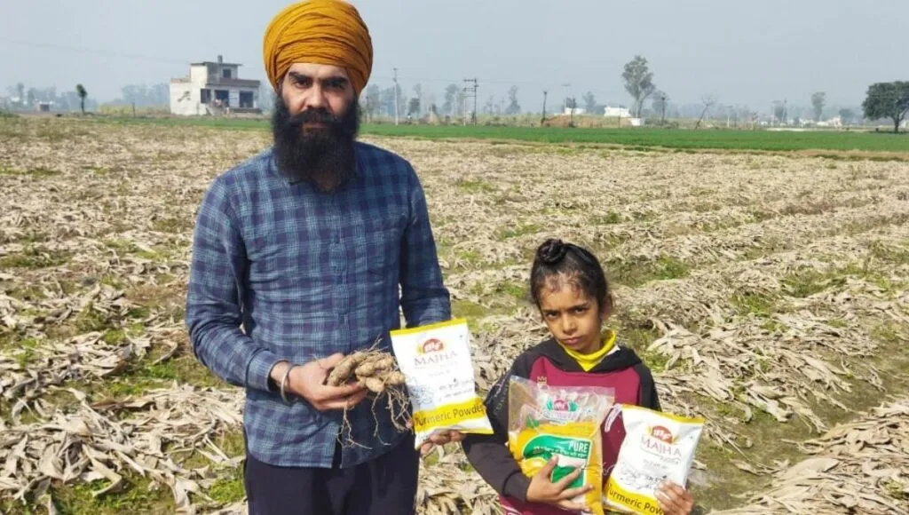 Organic Haldi Farmer Yadwinder Singh