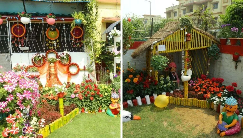 theme decoration in home Flower garden