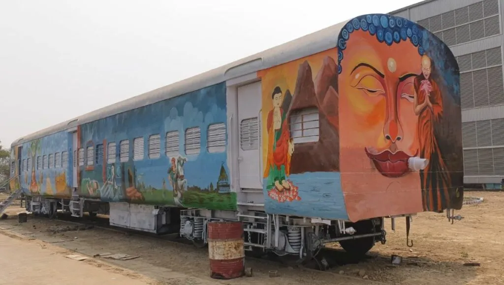 Painting On Train