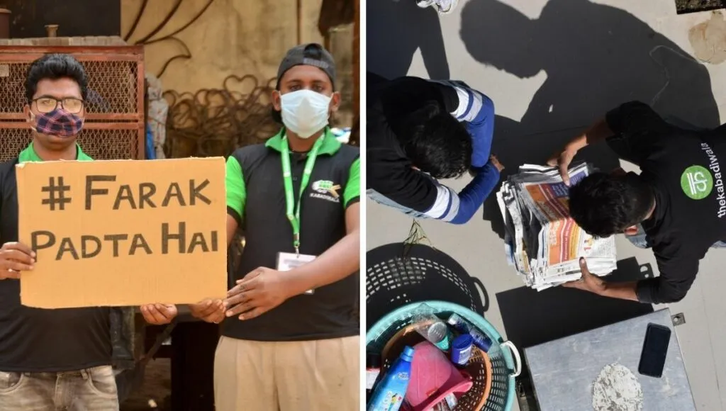 waste collection by team Kabadiwala 