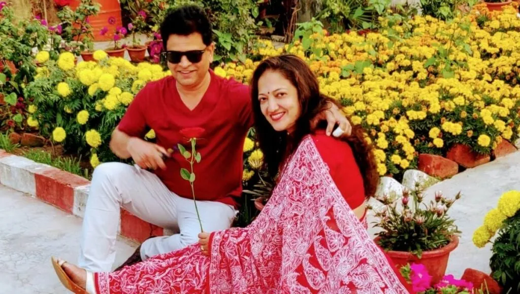 pallavi acharya in her garden 