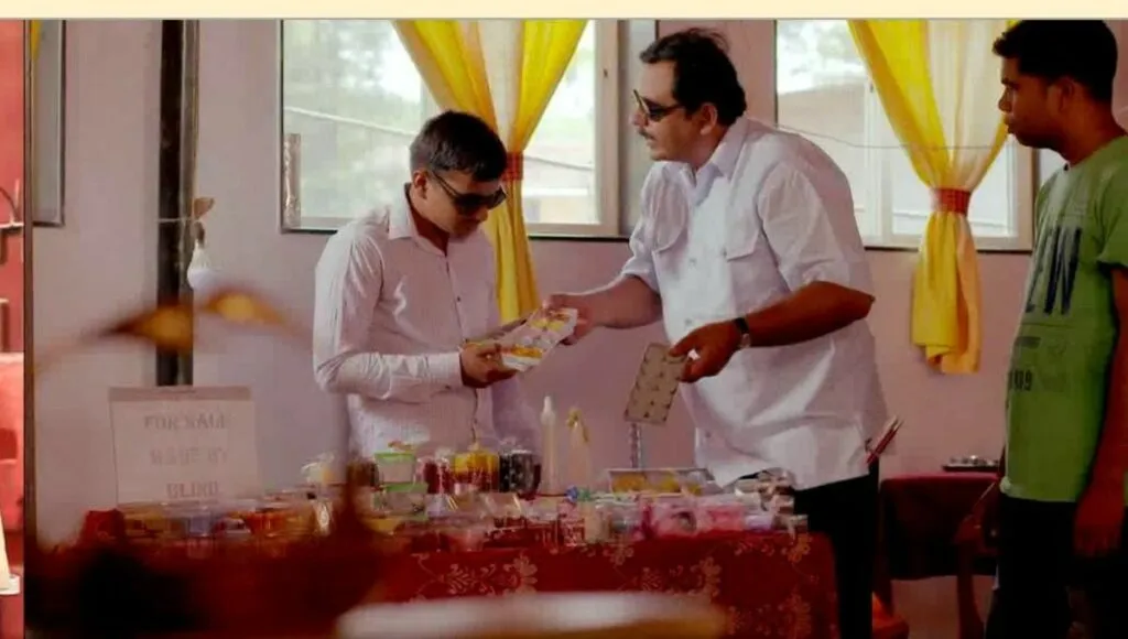 visually challenged bhavesh helping others to earn  