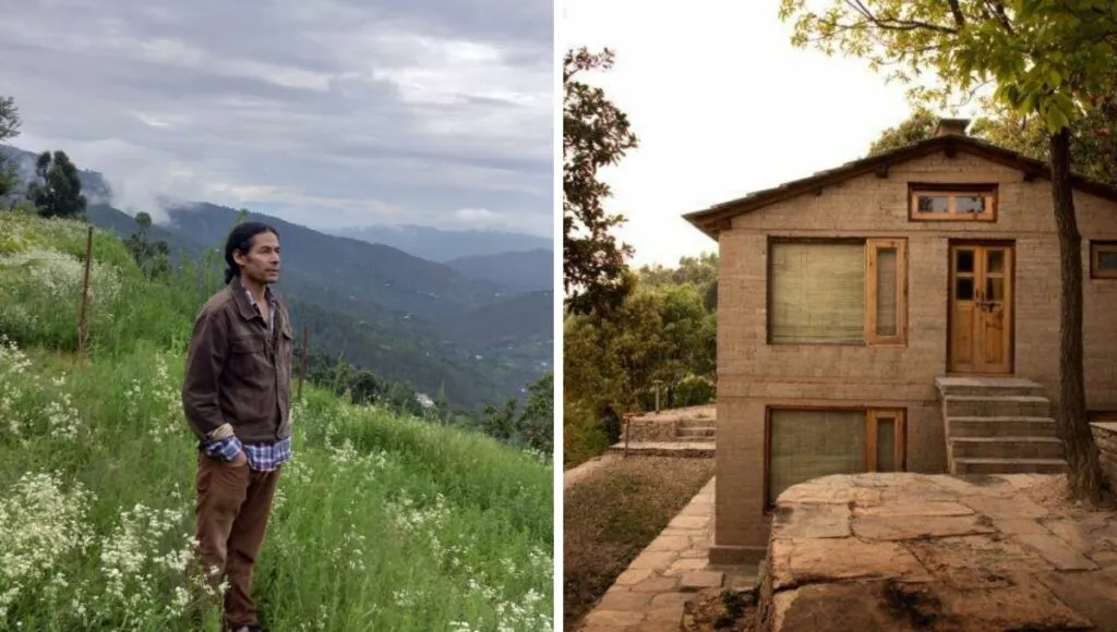 Manoj Mehra Made a eco-friendly lodge in Mukteshwar 