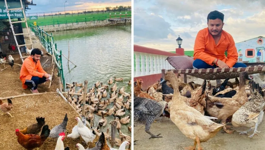 Sidharth left job for farming and dairy business 