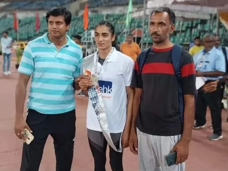 Rupal with her father Omveer