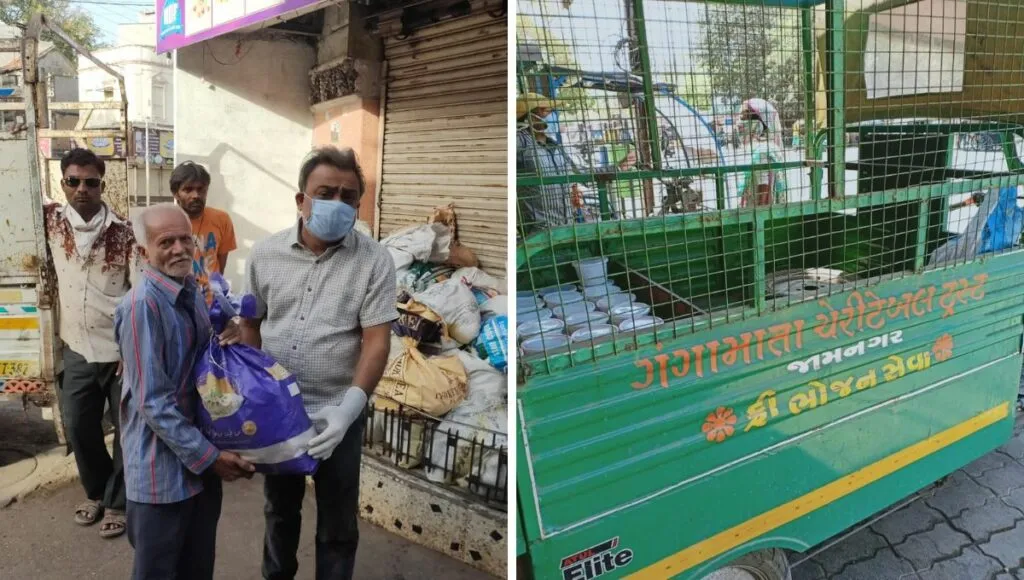 laavji bhai's trust Feeding Needy 