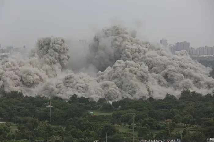 Noida Twin Tower Demolition 