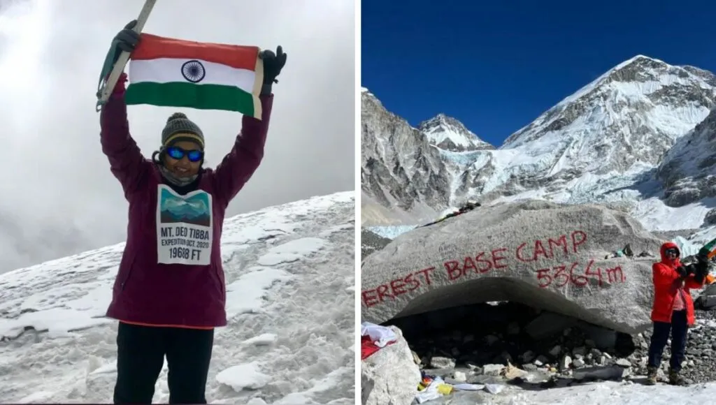 Mountaineer Jyoti At Her trekking  