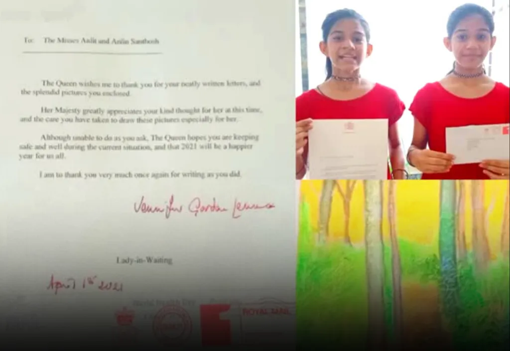 Letter From Queen Elizabeth to Twin Sisters Anlit and Anlin