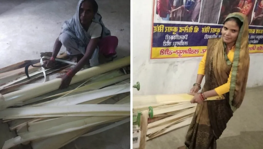 Banana Fiber Unit In Village 