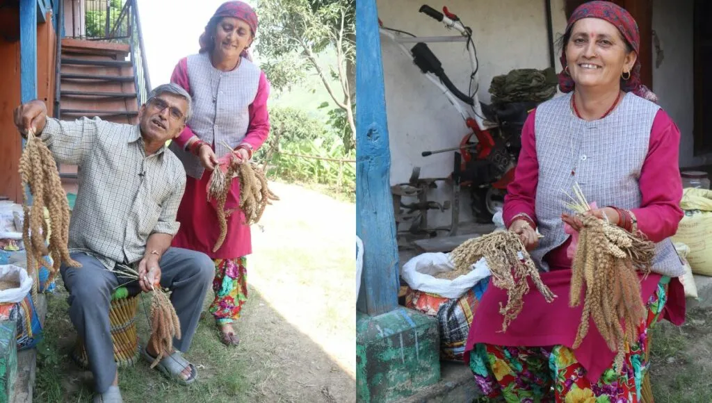 Nekram Sharma with wife 