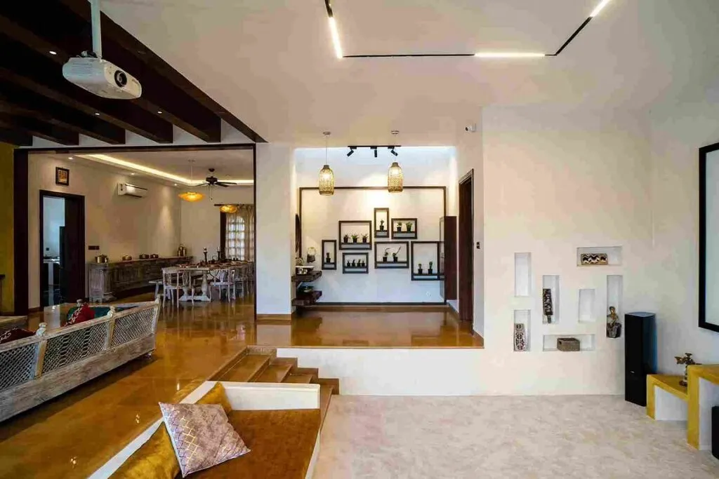 The entire home reflects elegance