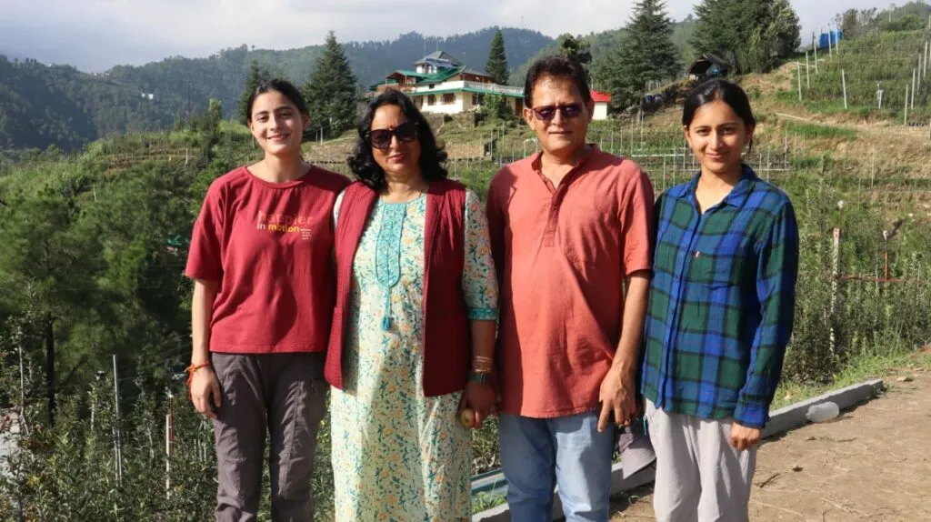 Vikram Rawat with family