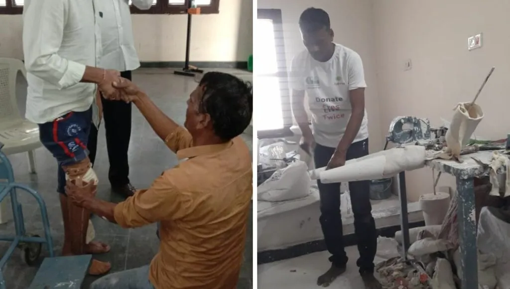 Shyam Rao Making Artificial Limbs 