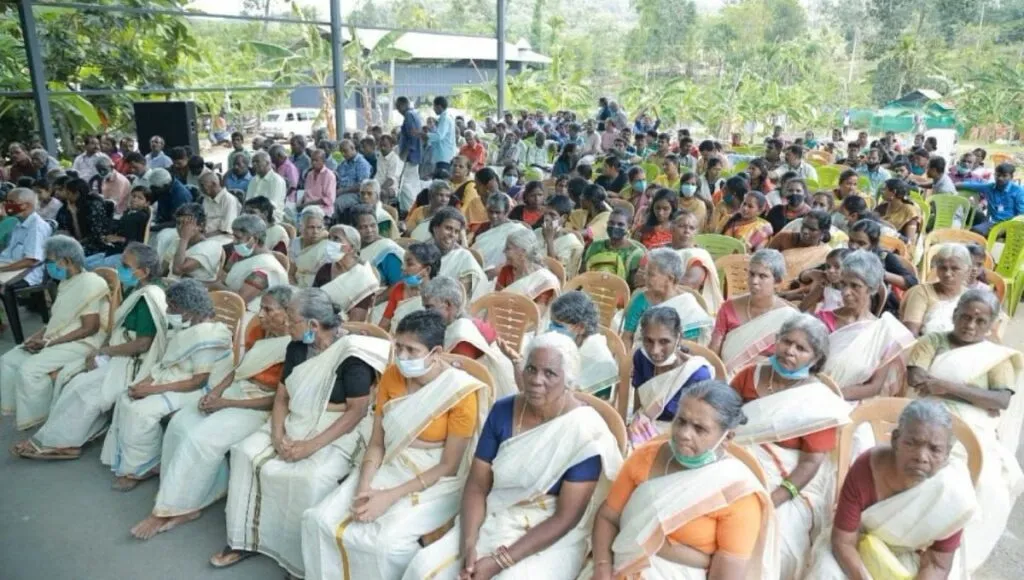 Ladies living in shleter home Mahatma Janasevana Kendram,