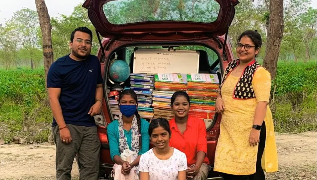 Mobile Library by Anirban and Poulami