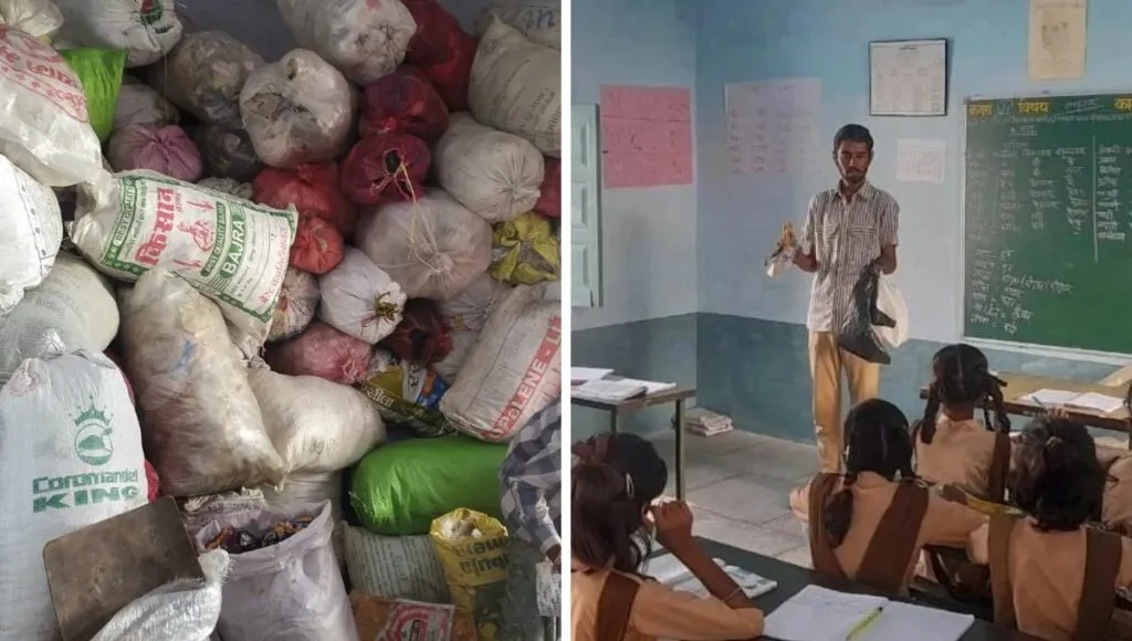 kana ram teaching kids the  harm effect of plastic 