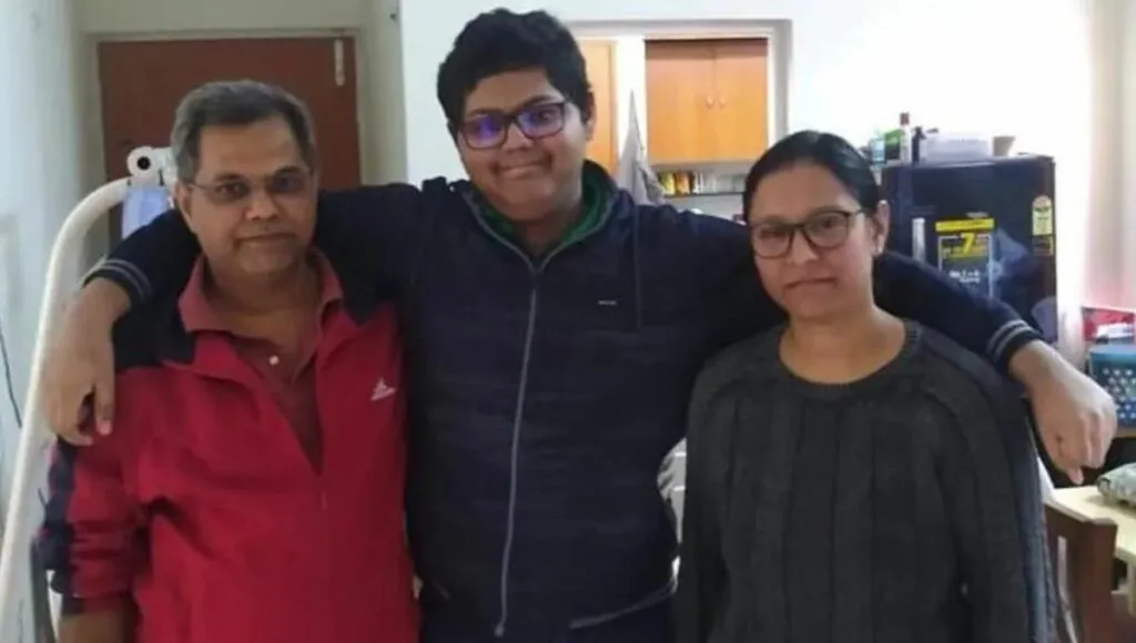 Rashmi Kumari with her family