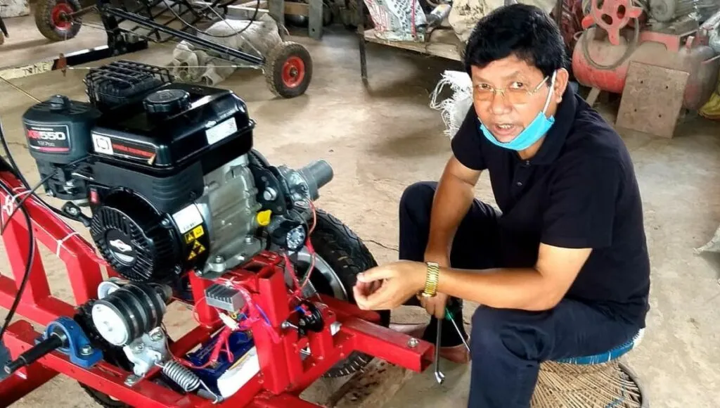 Kanak gogoi at his workshop 
