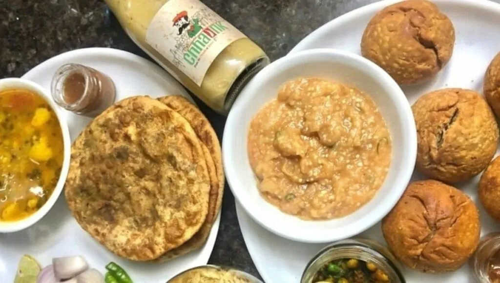 Puri Bhaji and Litti Chokha from The Chhaunk.